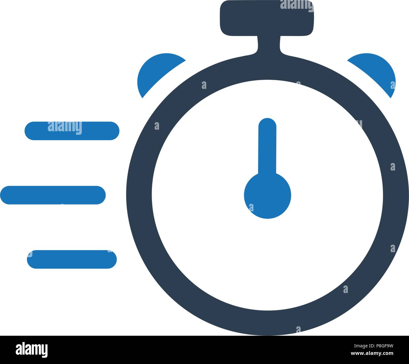 Fast stopwatch Service delivery Stock Vector by 321565166