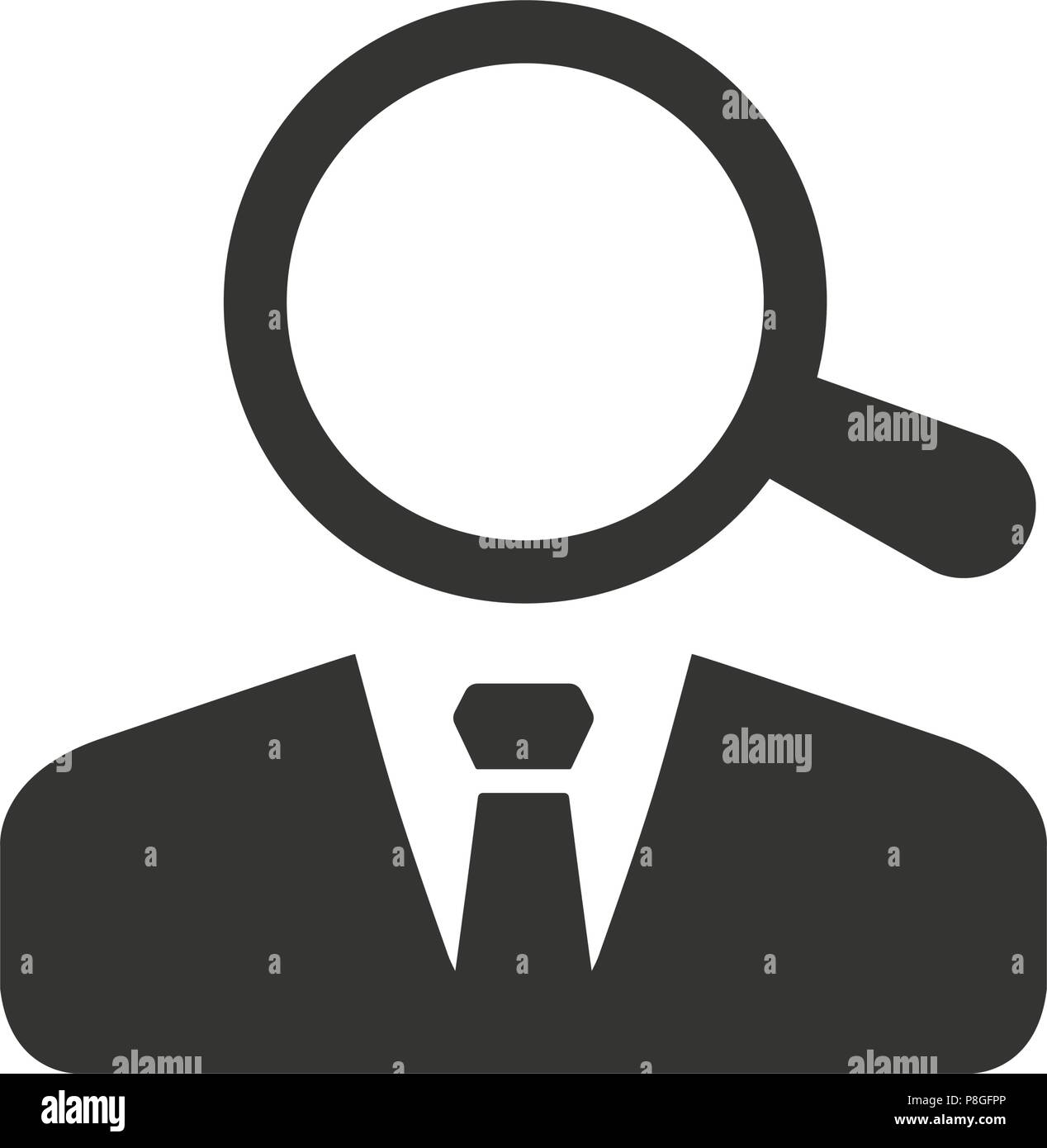 Job Search Icon Stock Vector