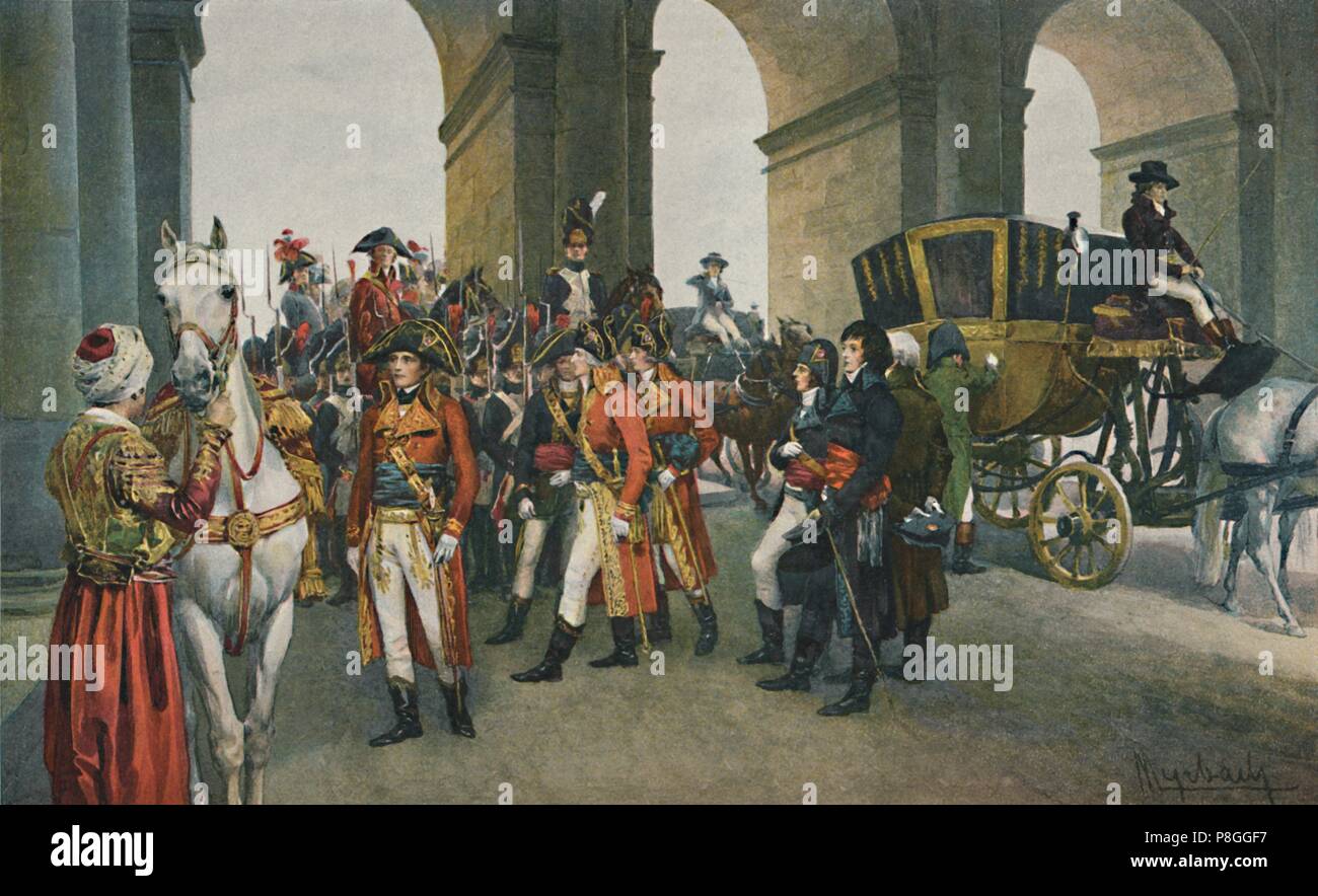 'The Consuls Take Possession of the Tuileries', 10 August 1792, (1896).  Artist: Unknown. Stock Photo