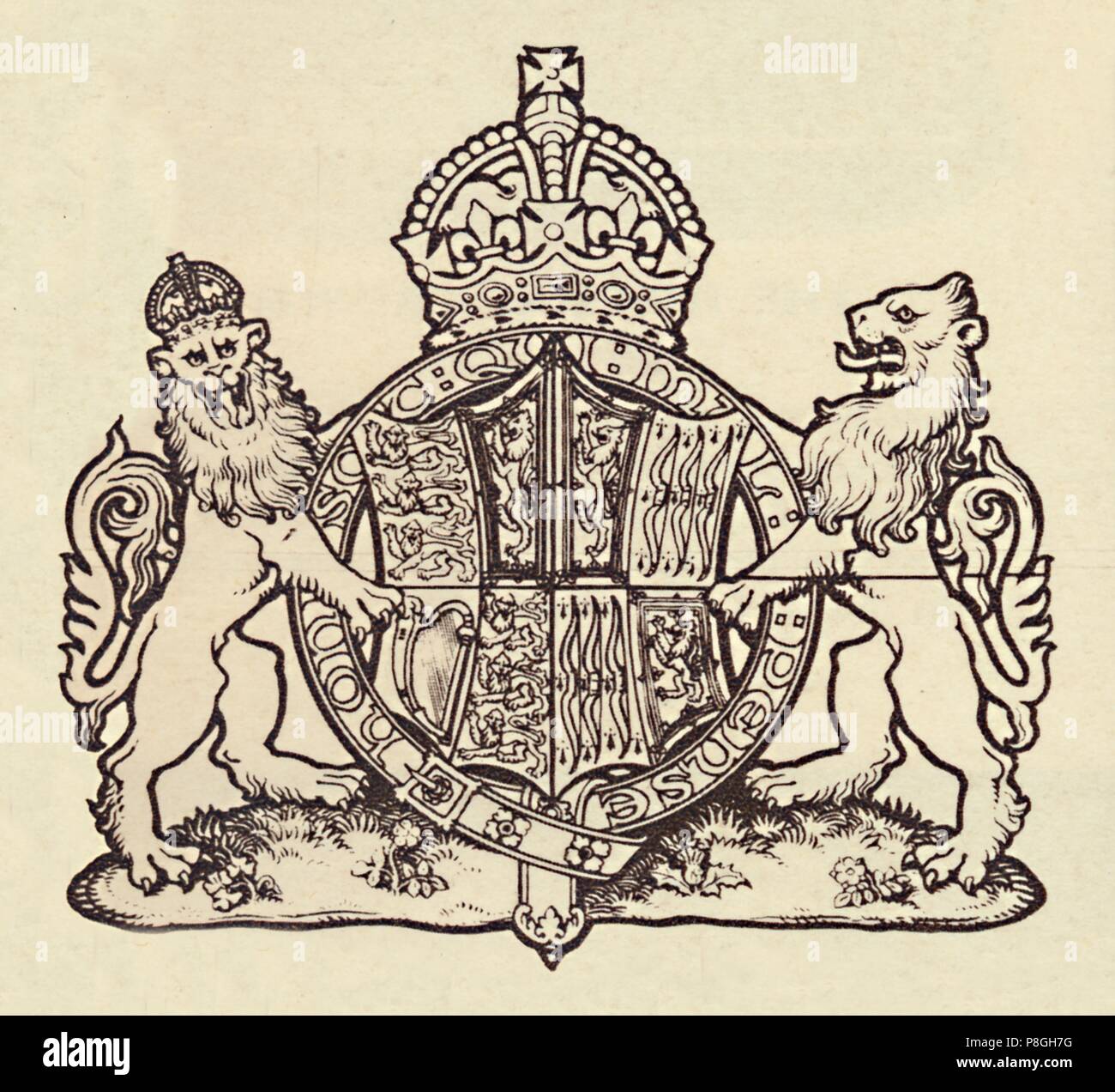 Queens coat of arms hires stock photography and images Alamy