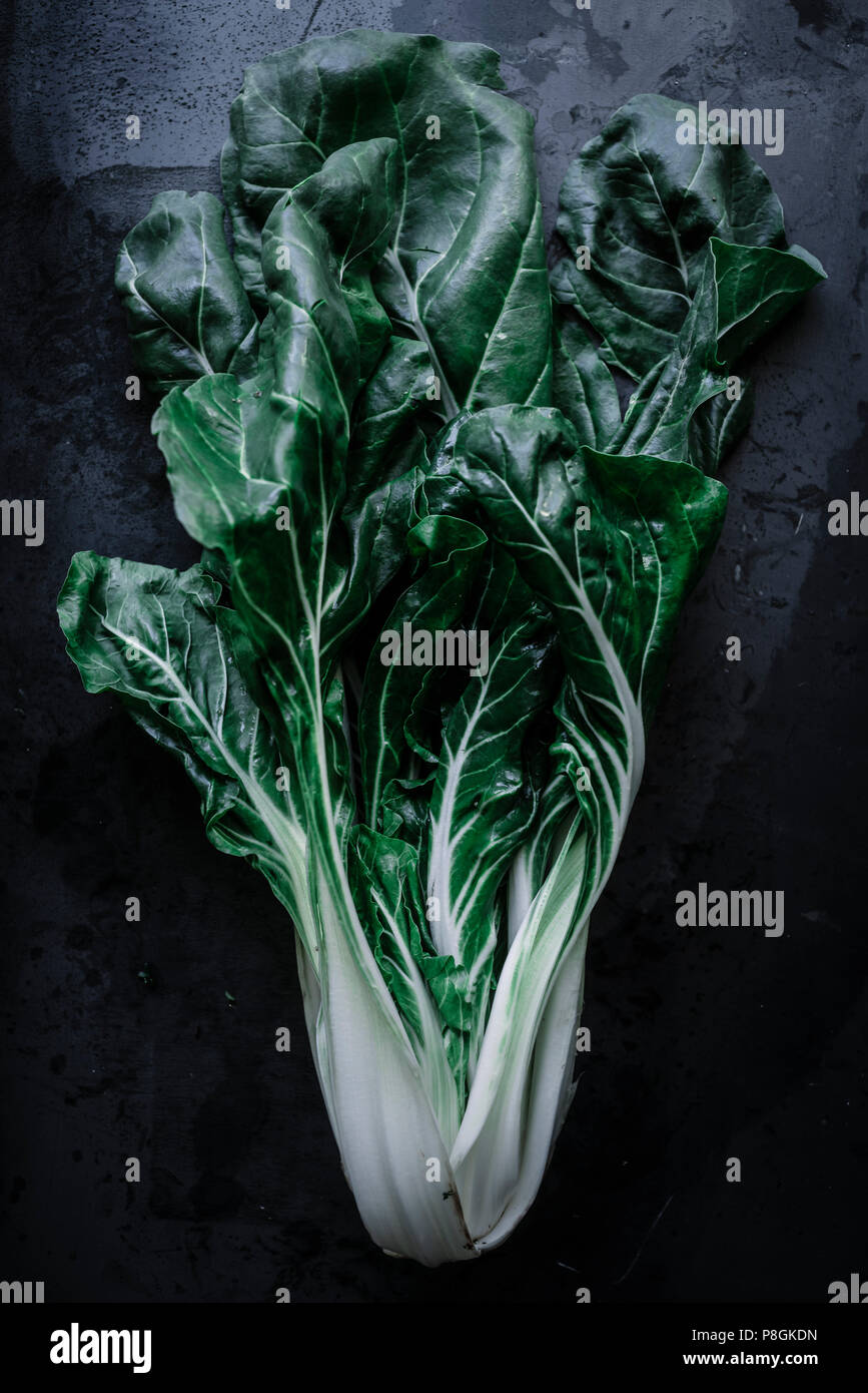 Chard or Swiss chard is a green leafy vegetable Stock Photo Alamy