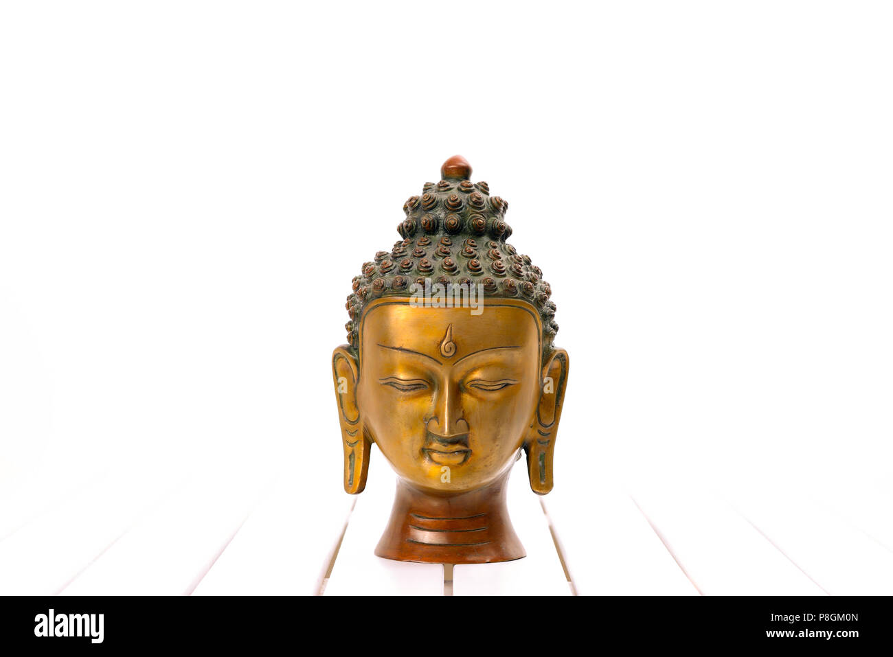 Budha Buddha  bust statue Stock Photo