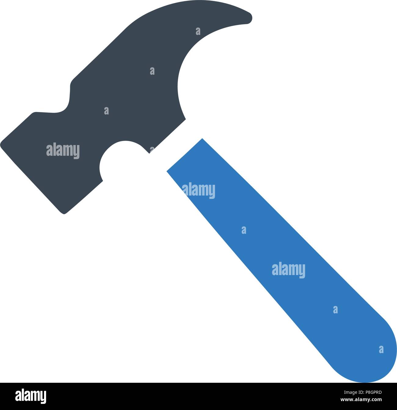 Hammer, Repair Tool Icon Stock Vector Image & Art - Alamy