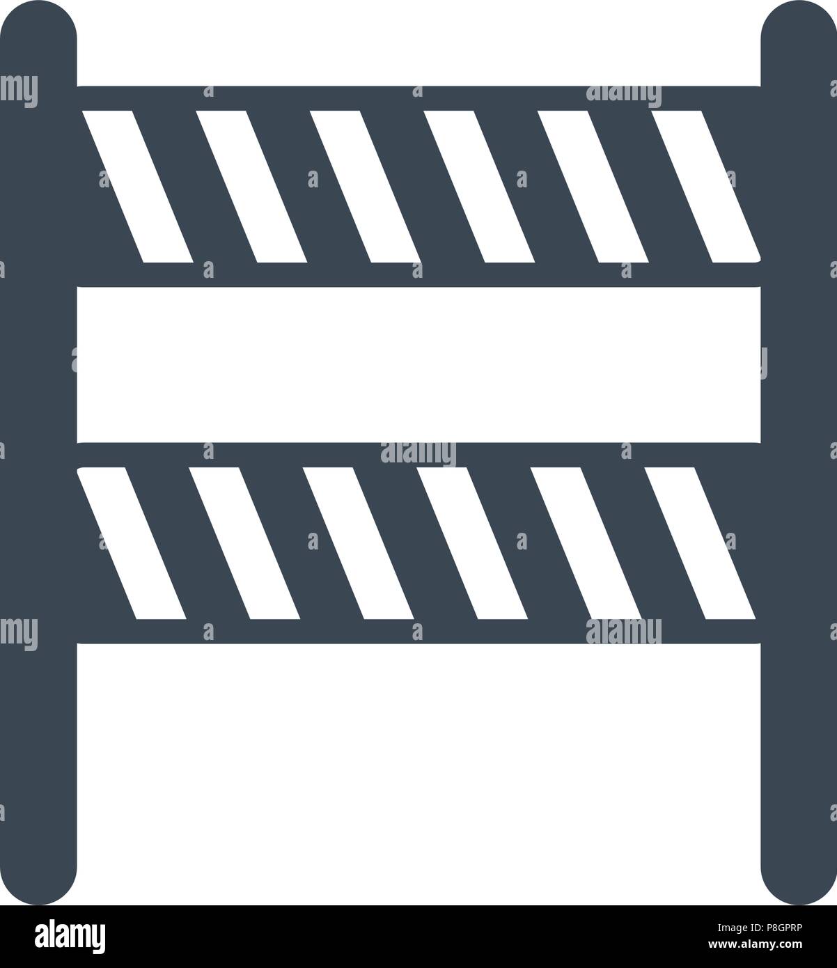 Road Barrier Icon Stock Vector Image & Art - Alamy