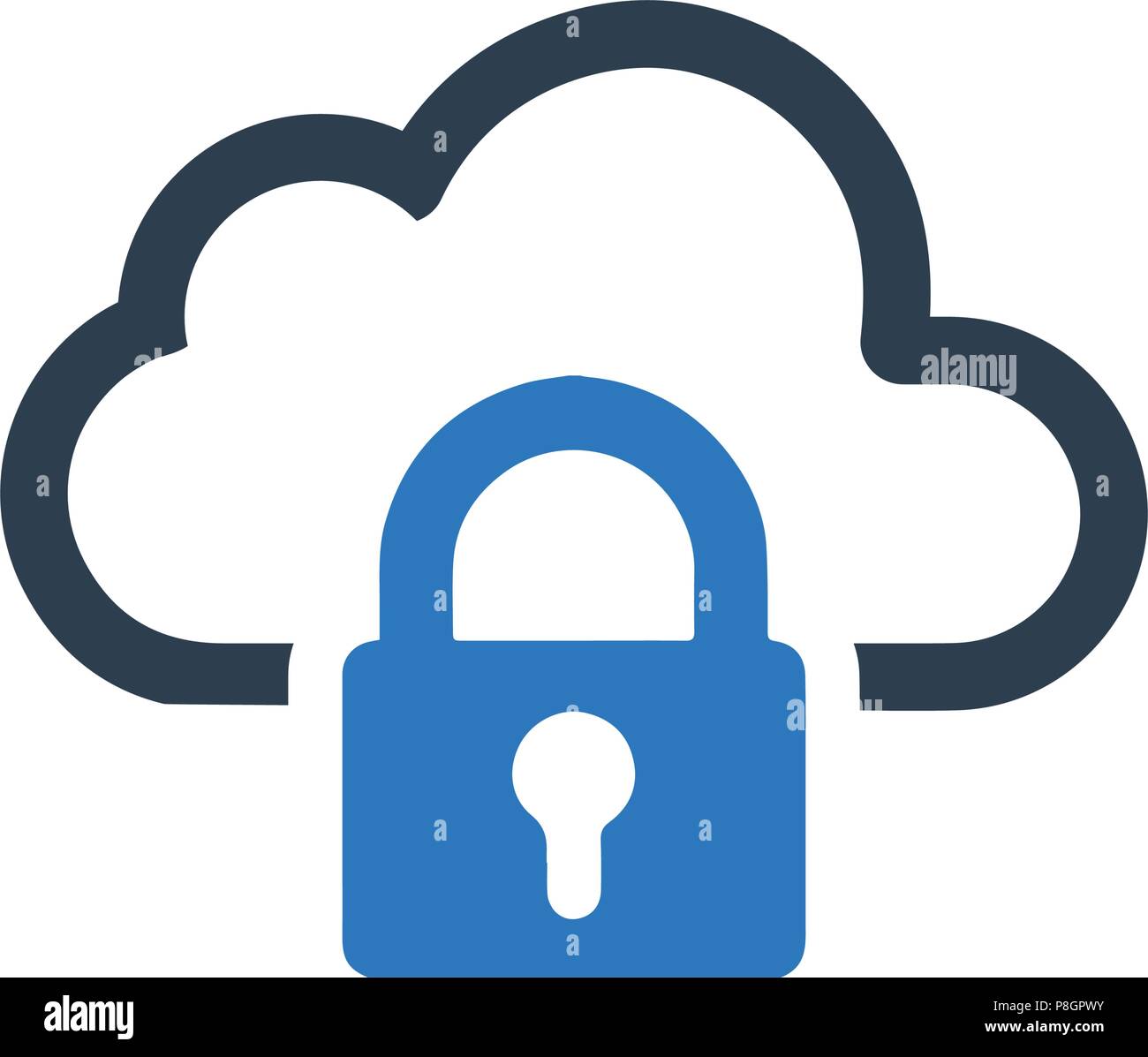 Cloud Data Protection Icon Stock Vector Image & Art - Alamy