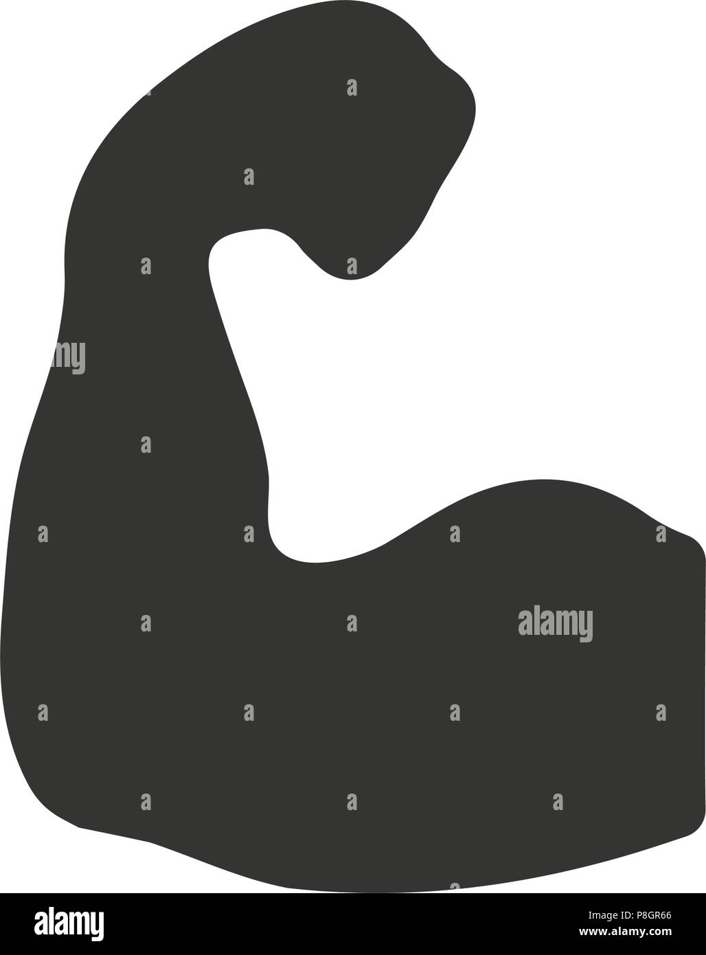 Strong Muscle Icon Stock Vector Image & Art - Alamy