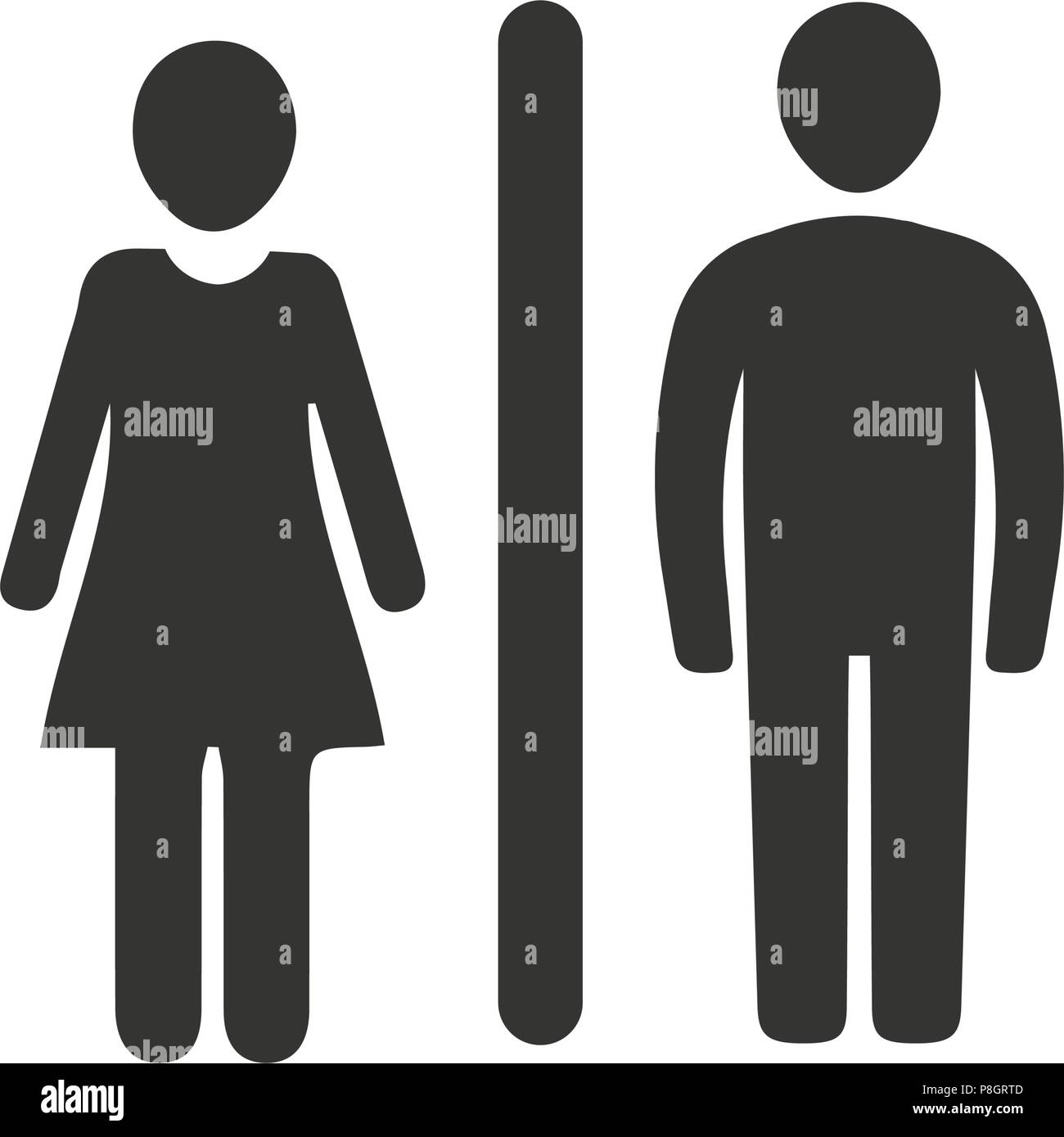 Man and Woman Icon Stock Vector Image & Art - Alamy