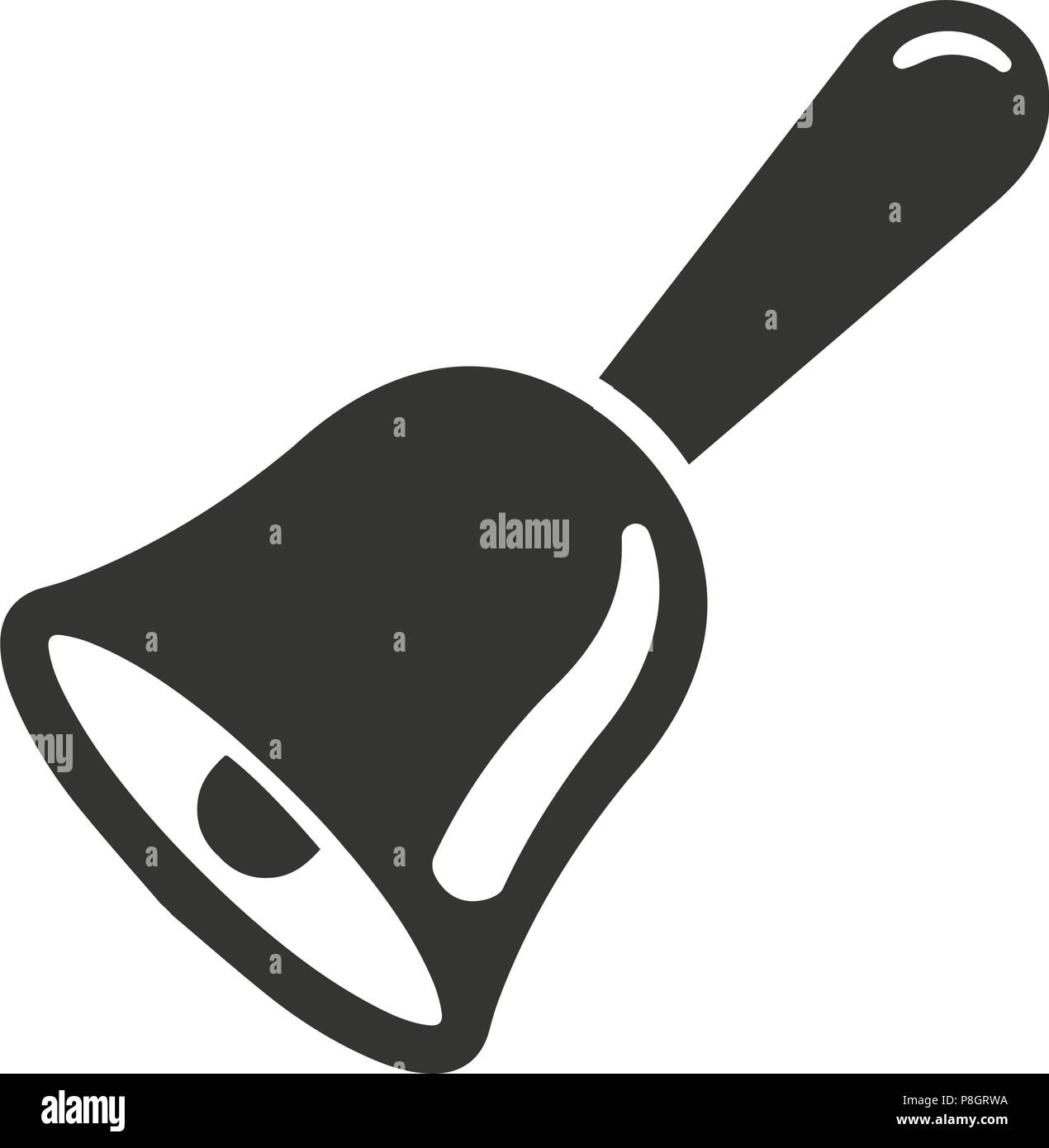 School Bell Icon Stock Vector