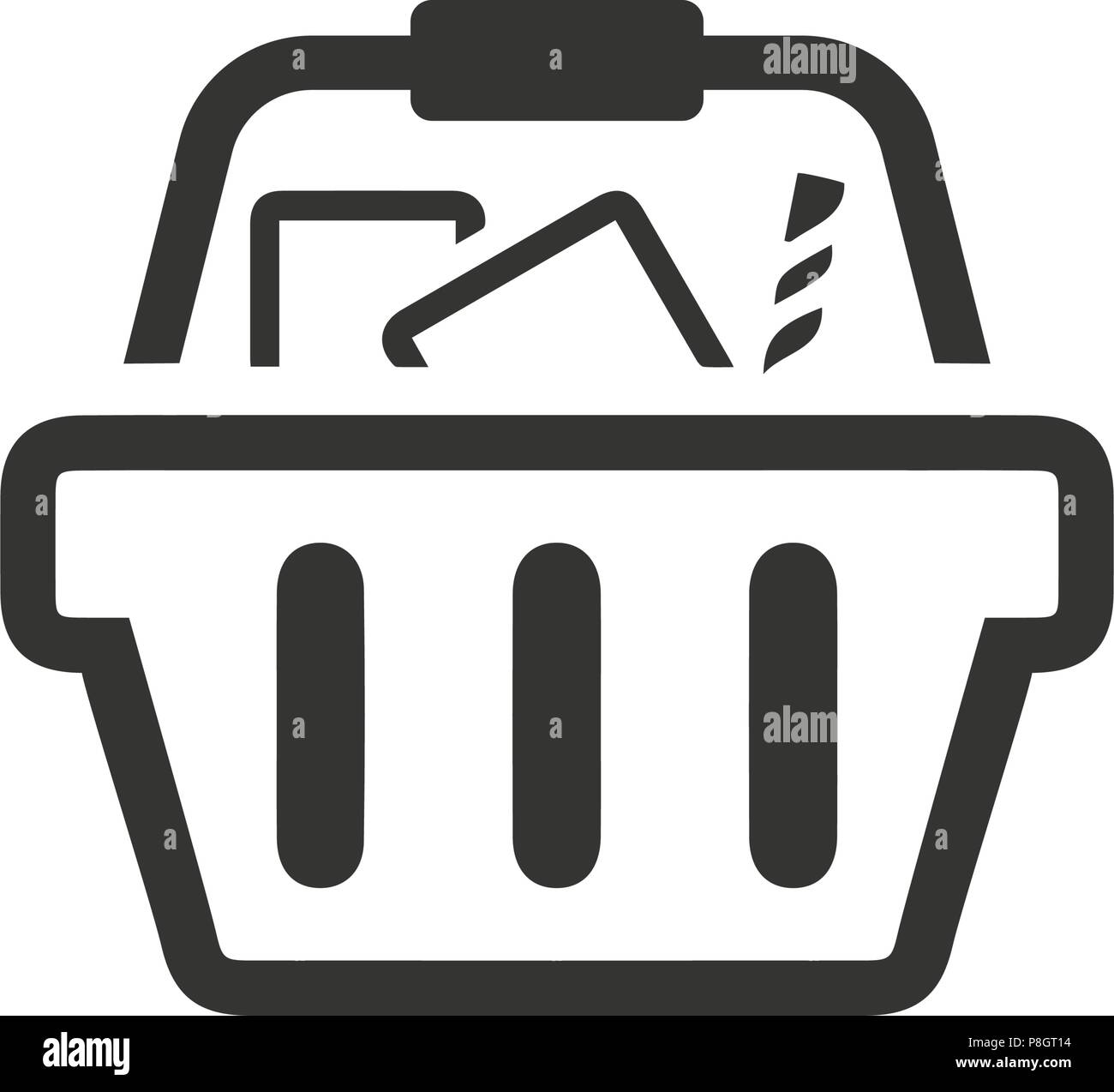 Shopping Basket Icon Stock Vector Image & Art - Alamy