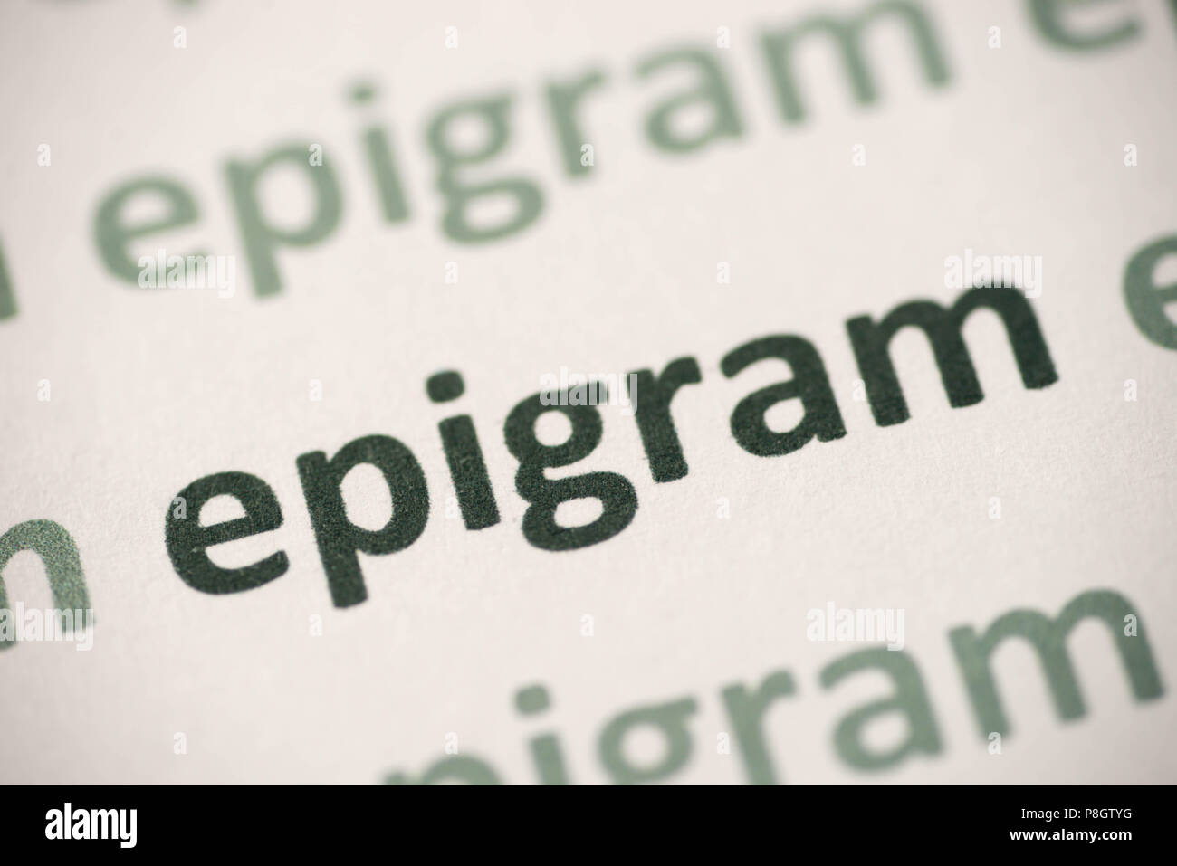 Epigram Text High Resolution Stock Photography And Images Alamy