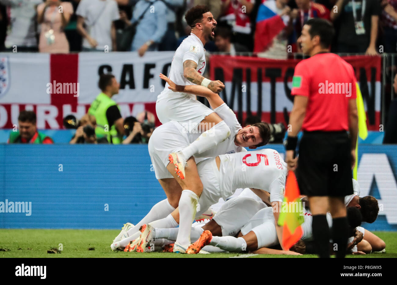 picture Kyle Walker Harry Maguire Wife alamy
