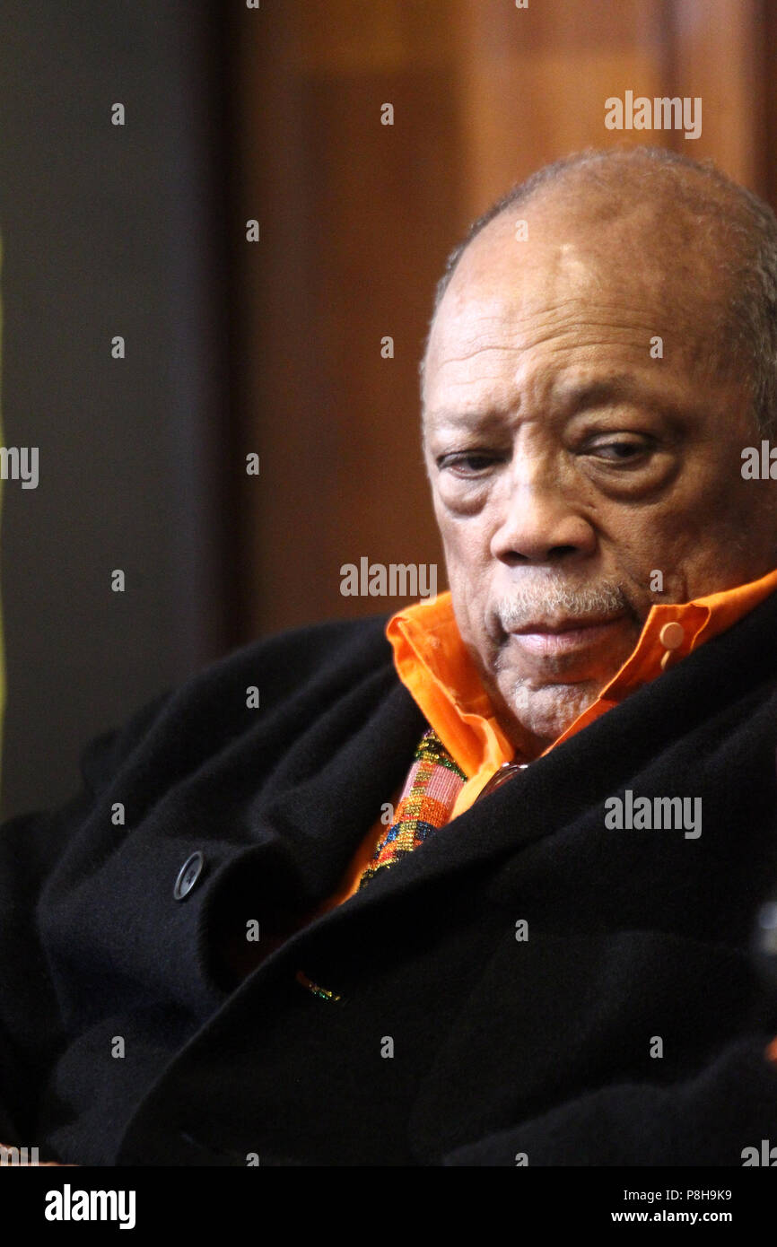 Rome 11 July 2018 PRESS CONFERENCE 45 EDITION UMBRIA JAZZ QUINCY JONES Credit: Independent Photo Agency Srl/Alamy Live News Stock Photo