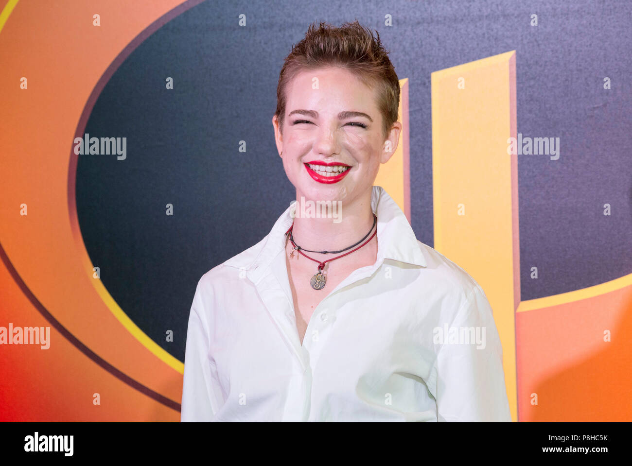 Rome, Italy. 12th July, 2018. Full cast The Incredibles 2 attending the photocall at Hotel De Russie in Rome Credit: Silvia Gerbino/Alamy Live News Stock Photo