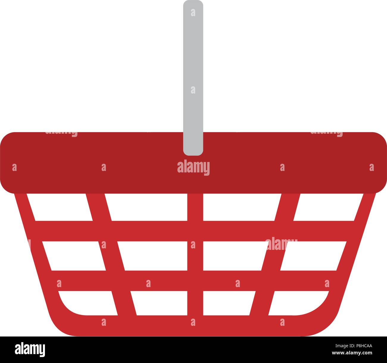 basket shopping isolated icon Stock Vector Image & Art - Alamy