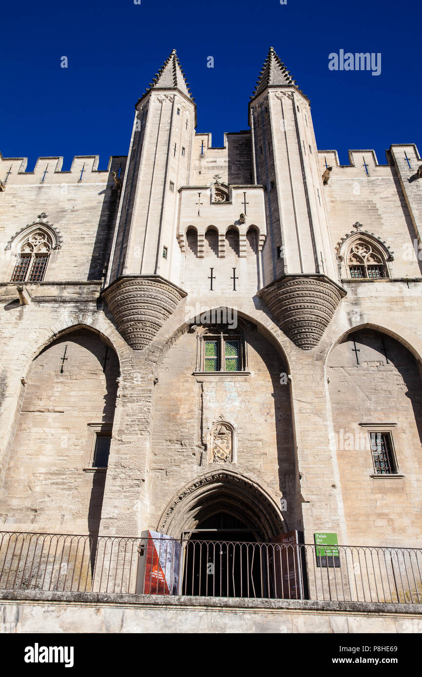 The Papal palace one of the biggest gothic buildings in Europe at