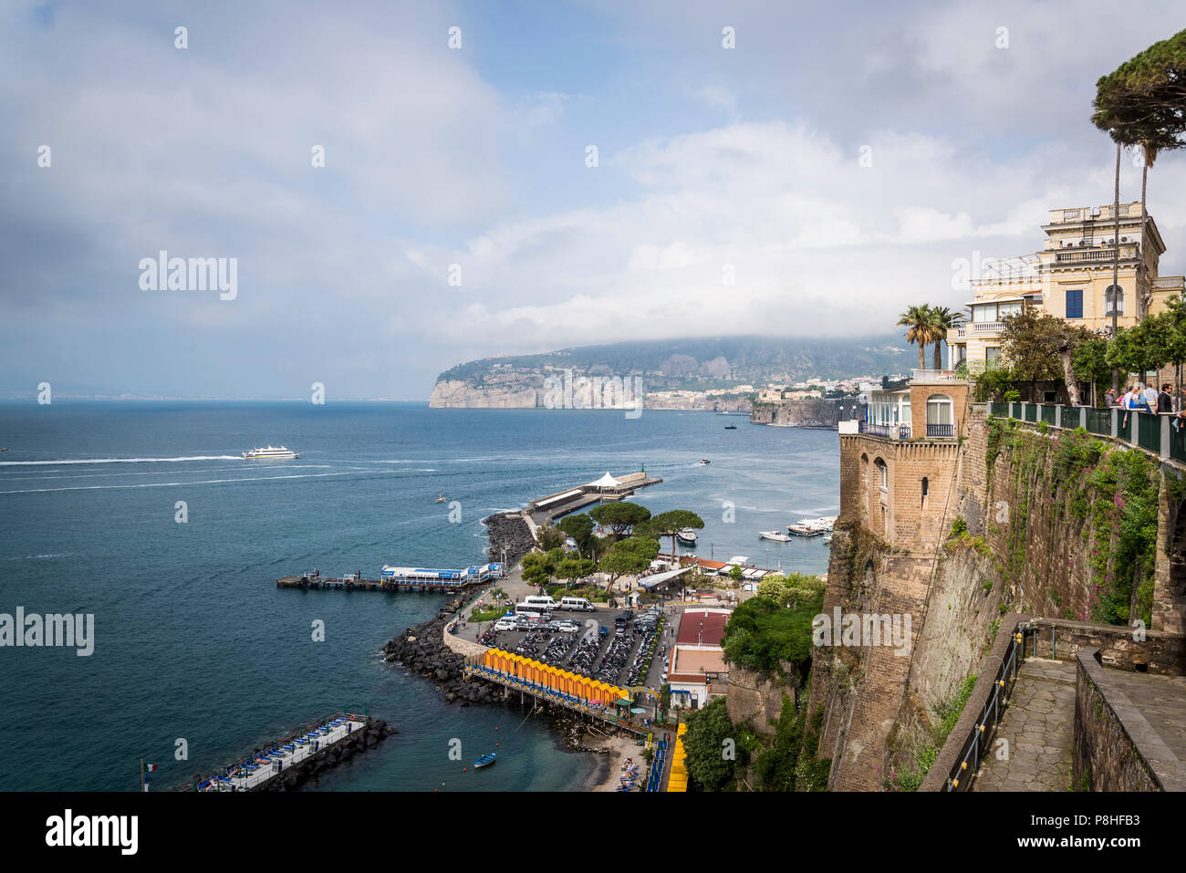 Elevated view sorrento campania hi-res stock photography and images - Alamy