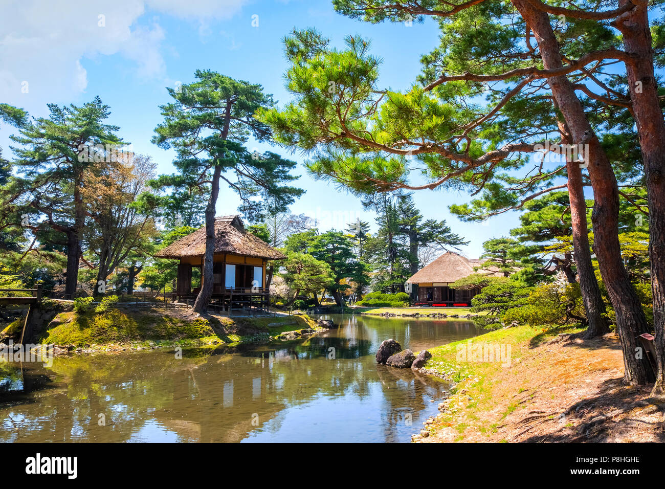 Oyakuen medicinal herb garden in the city of Aizuwakamatsu, Fukushima