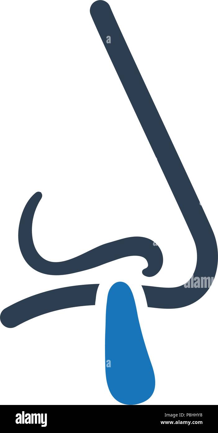 Sneezing Icon Stock Vector