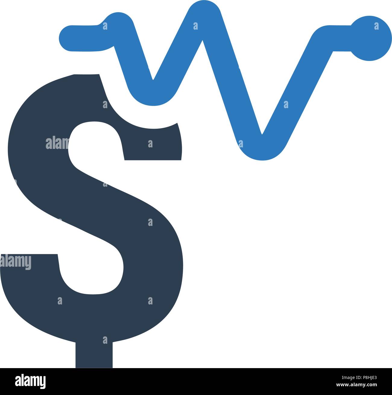 Financial Analysis Icon Stock Vector Image & Art Alamy