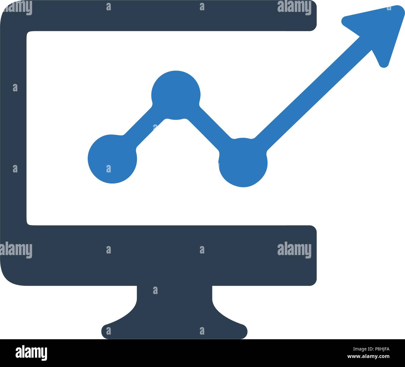 Marketing Trend Icon Stock Vector