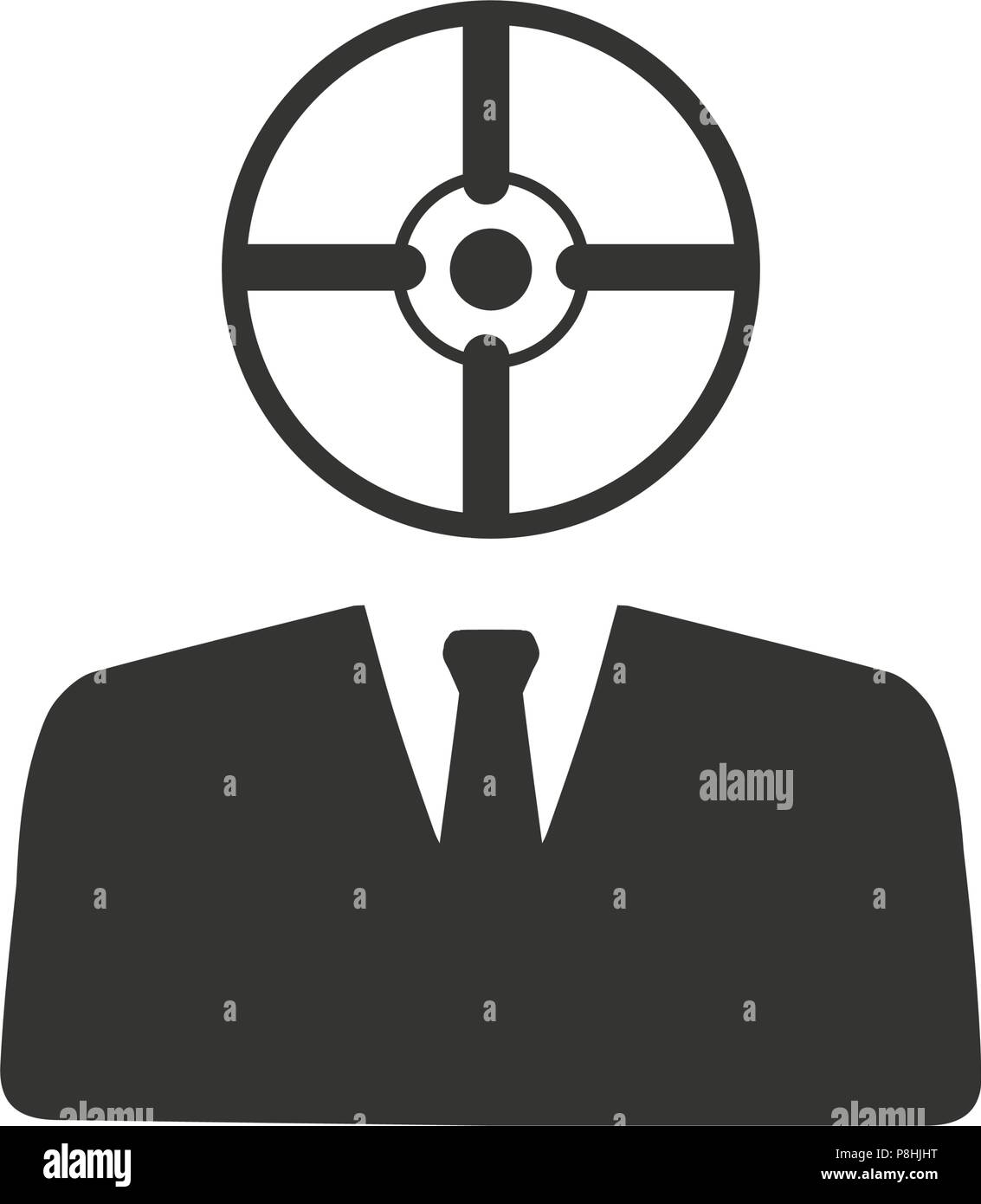 Business Target Icon Stock Vector Image & Art - Alamy