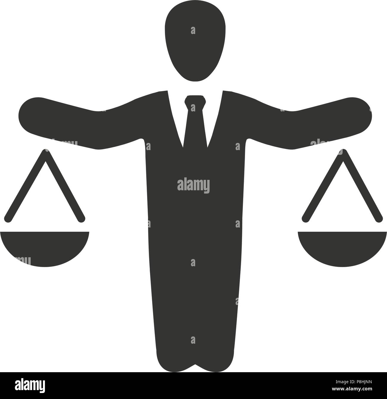 Business Law Icon Stock Vector Image Art Alamy