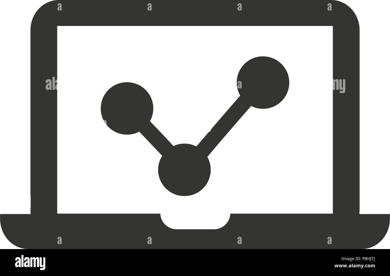 Online Marketing Report Icon Stock Vector