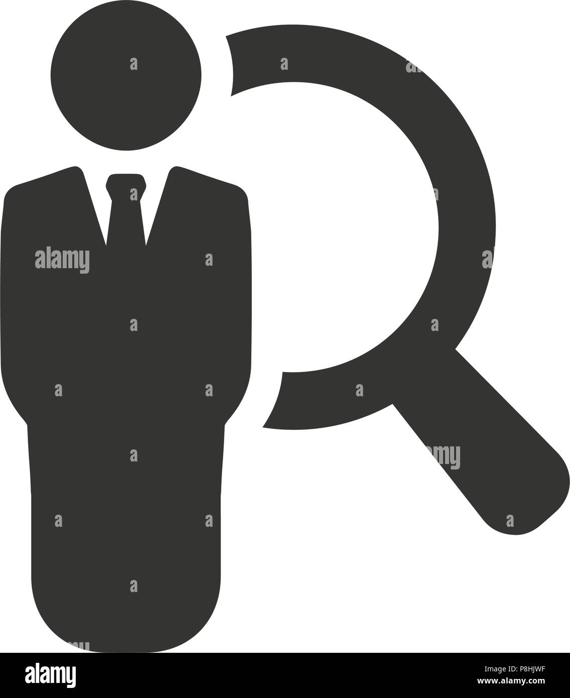 Job Search Icon Stock Vector