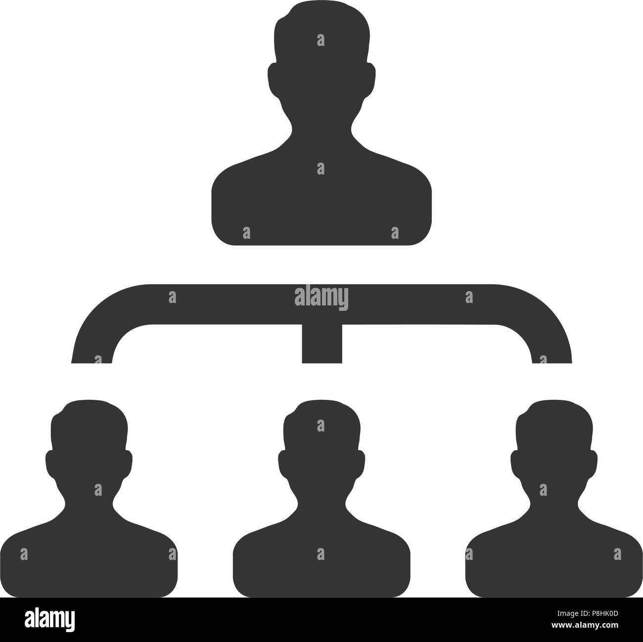 Employee Structure Icon Stock Vector Image & Art - Alamy