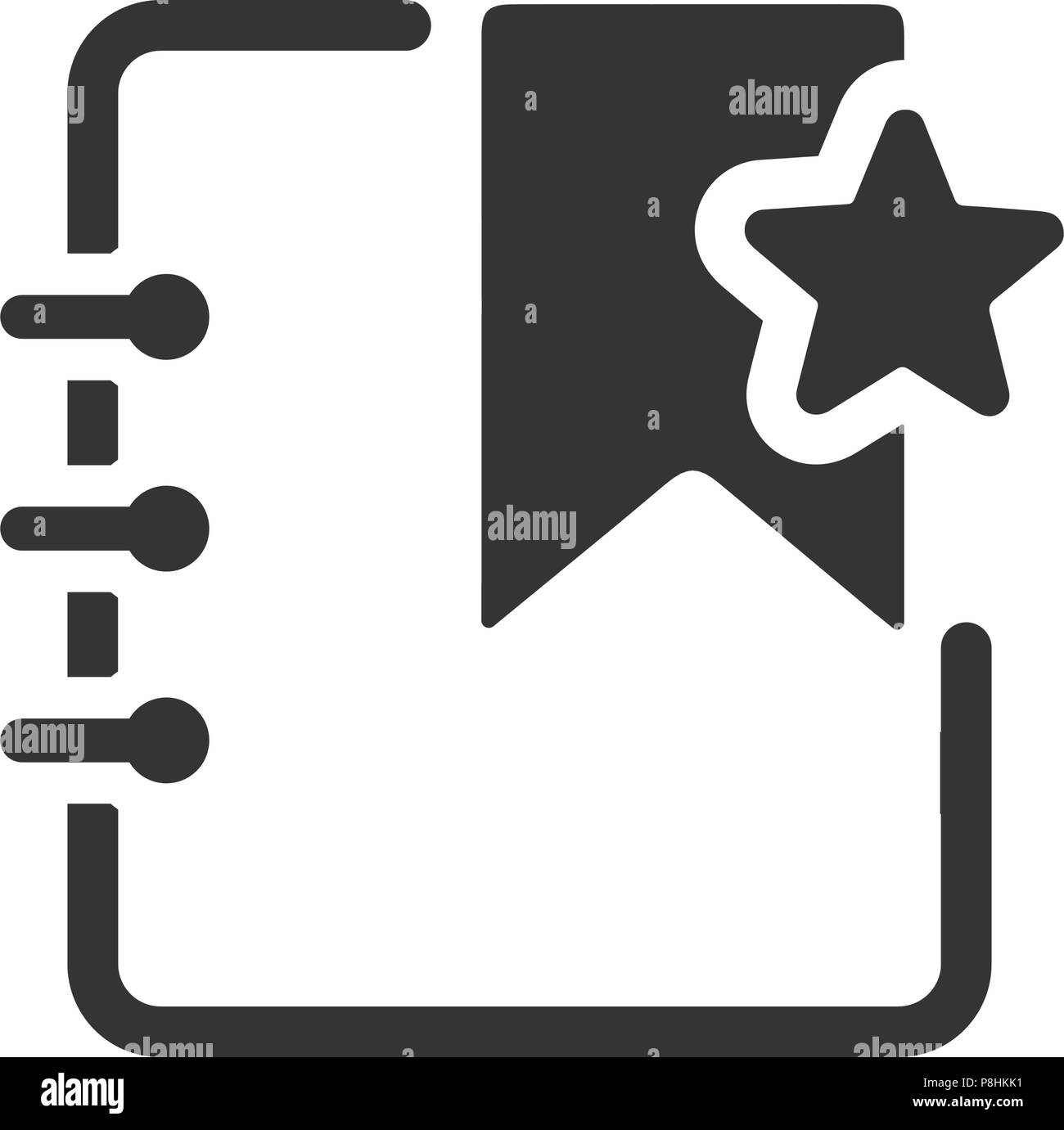 bookmark icon stock vector
