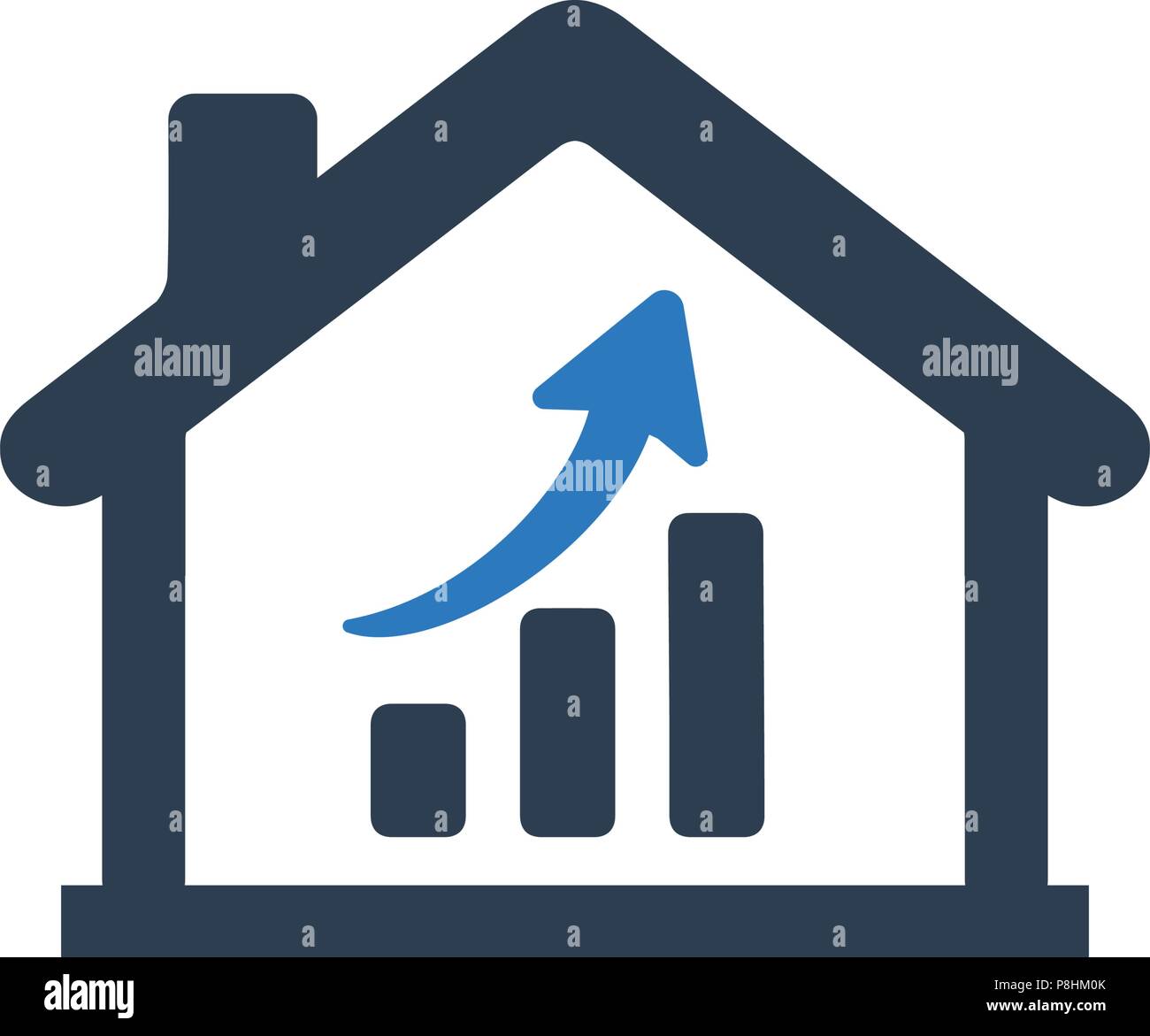 Property Price Icon Stock Vector
