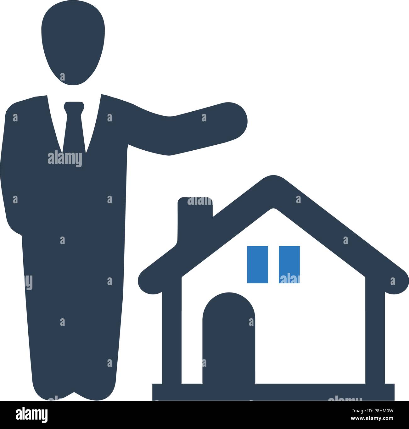 Real Estate Agent Icon Stock Vector Image & Art Alamy