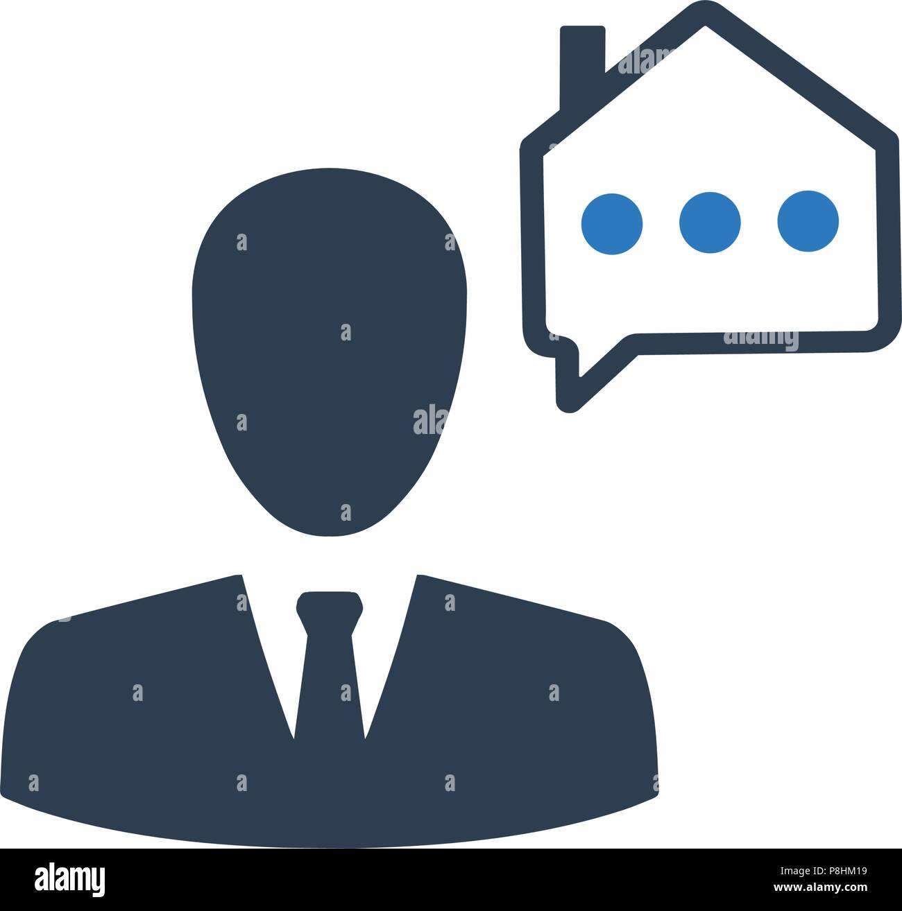 Real Estate Support Icon Stock Vector Image & Art - Alamy