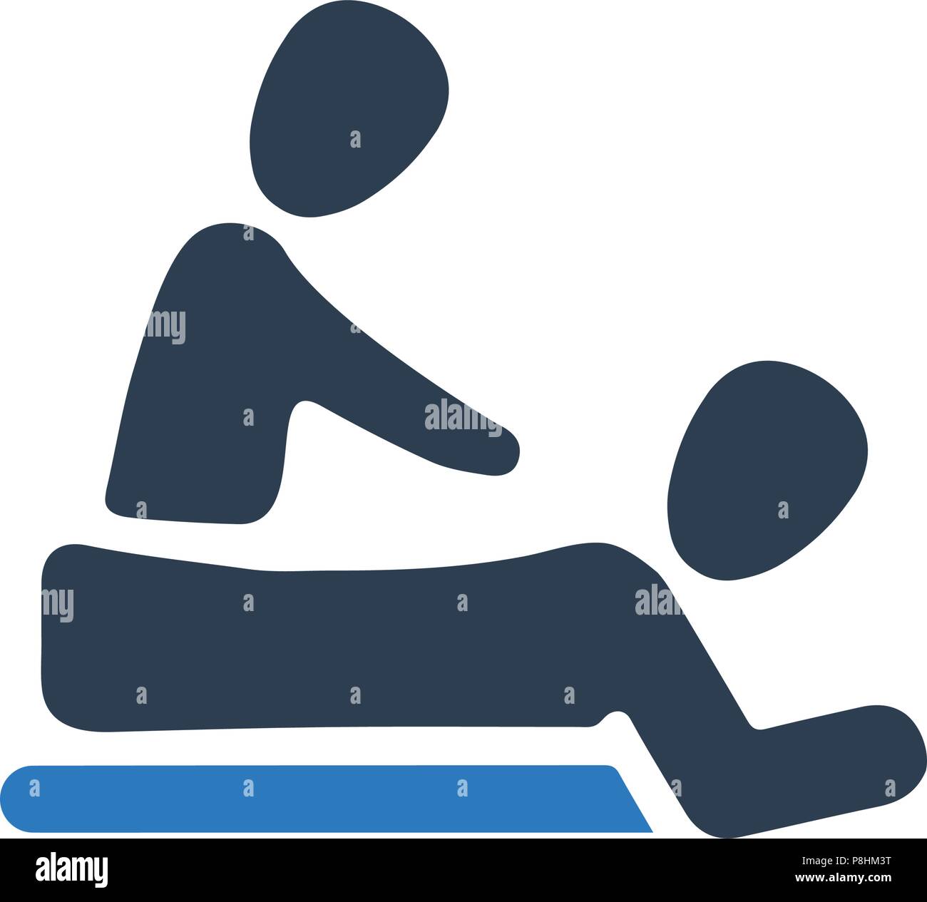 Body Massage Icon Stock Vector Image & Art Alamy