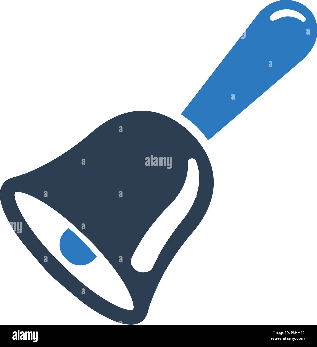 School Bell Icon Stock Vector