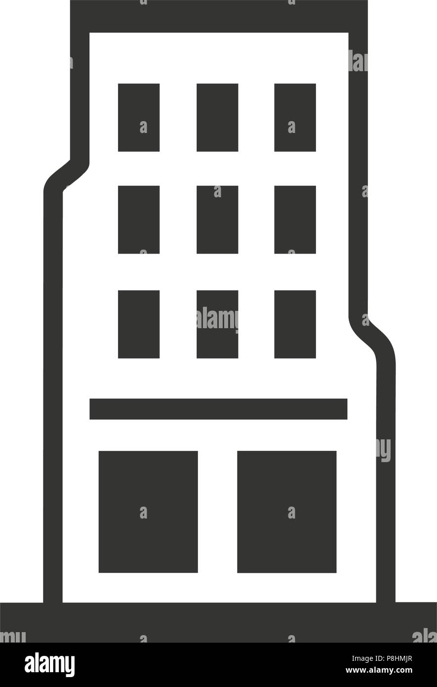 Office Building Icon Stock Vector Image & Art - Alamy
