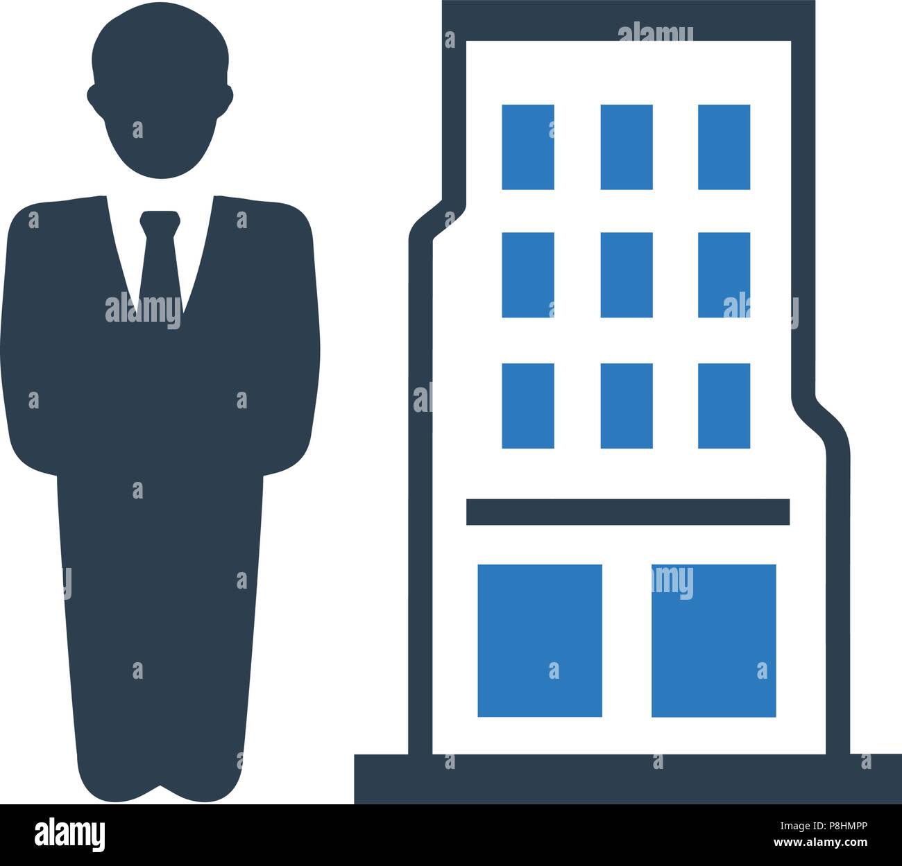 Office Building Icon Stock Vector Image & Art - Alamy