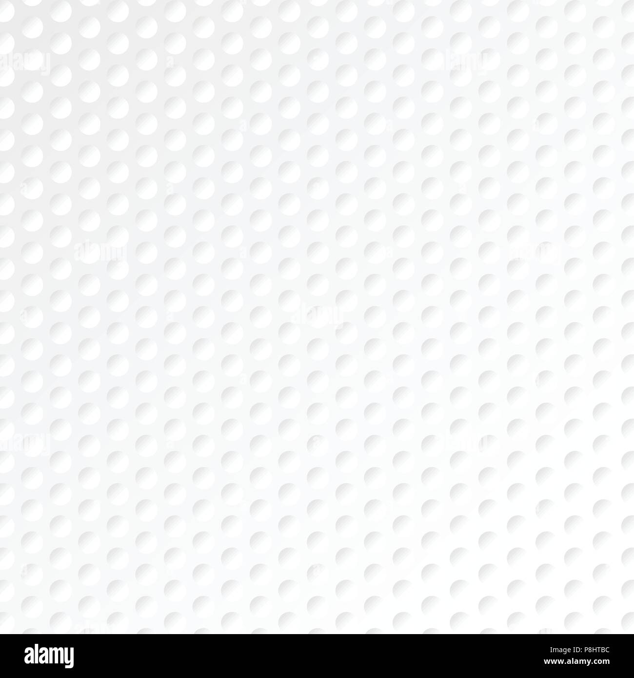 Abstract 3d circles pattern on white background and texture. Vector illustration Stock Vector