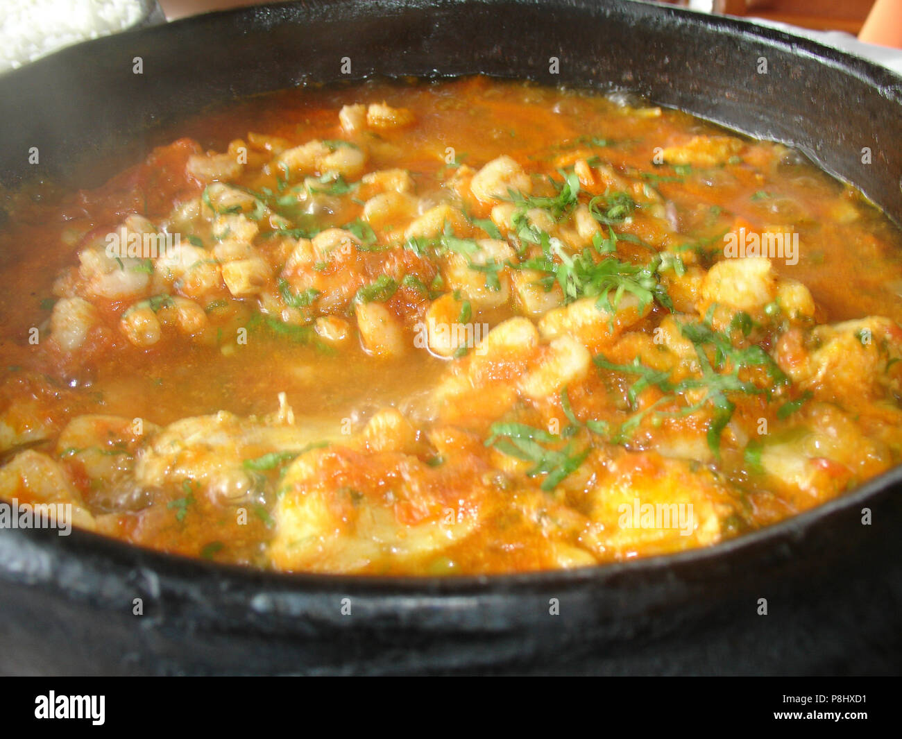 Capixaba Moqueca, fish stew, pot, Espírito Santo, Brazil Stock Photo ...