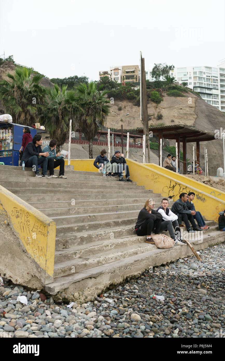 Barranco district, Lima, Peru Stock Photo