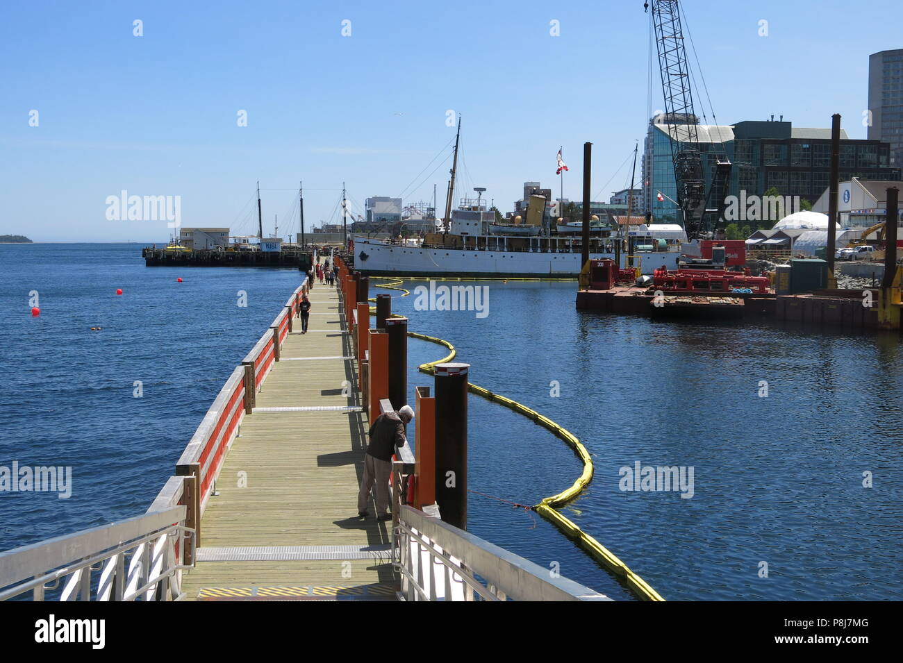 waterfront development project stock