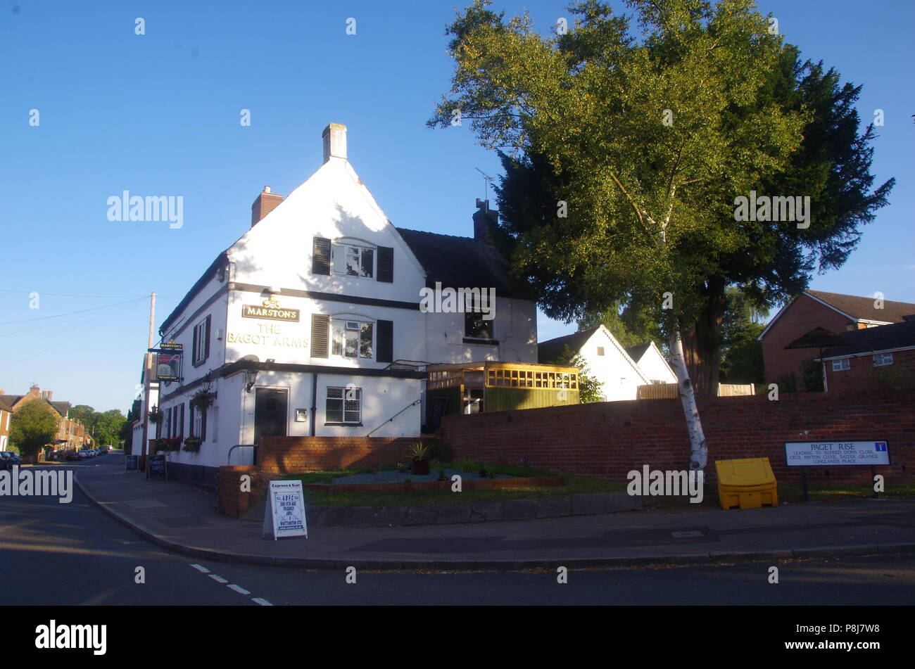 Abbots Bromley. Cross Britain Way. John o' groats (Duncansby head) to lands end. End to end trail. England. UK Stock Photo