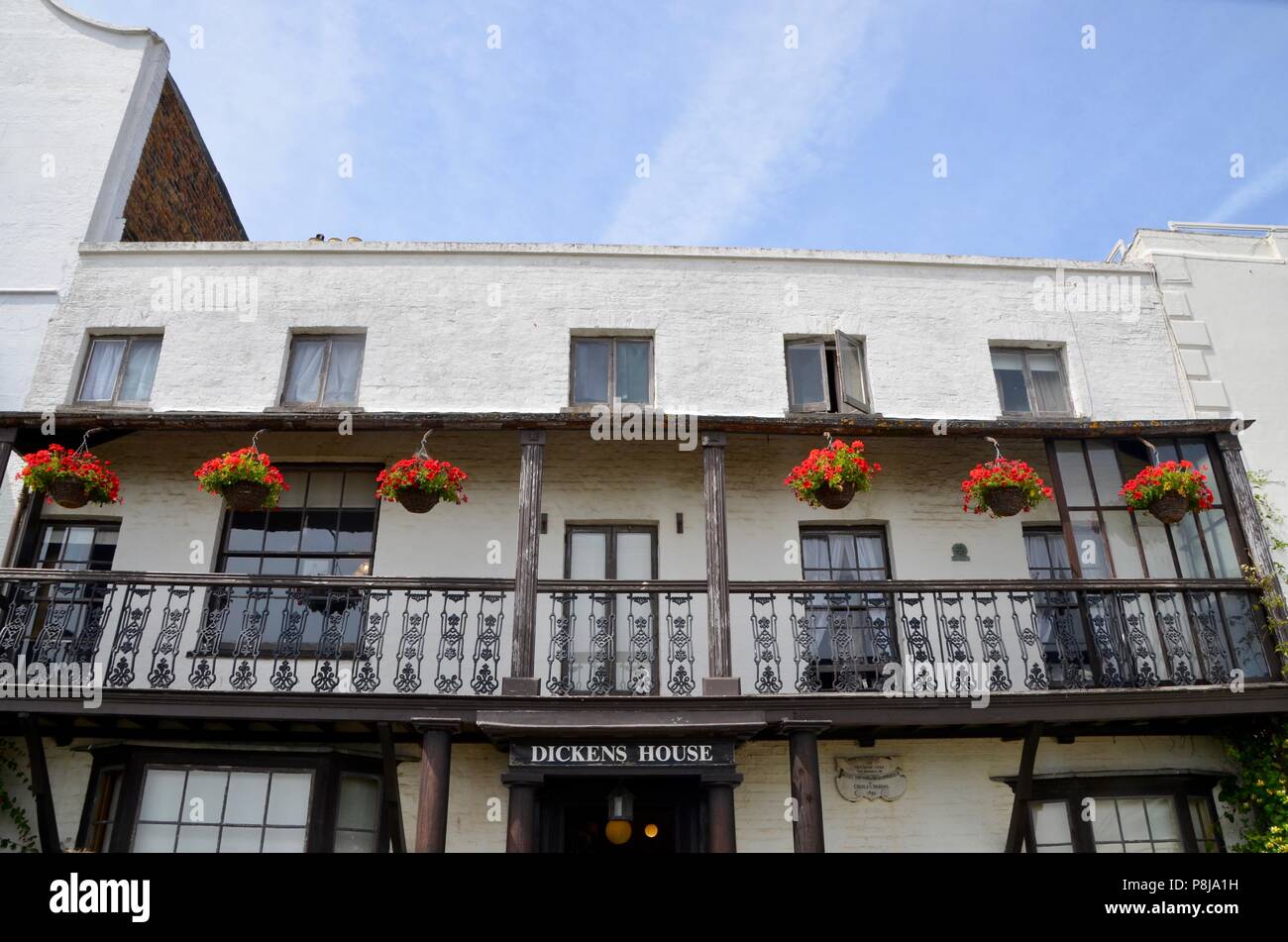 dickens house broadstairs kent ul exterior shot Stock Photo Alamy