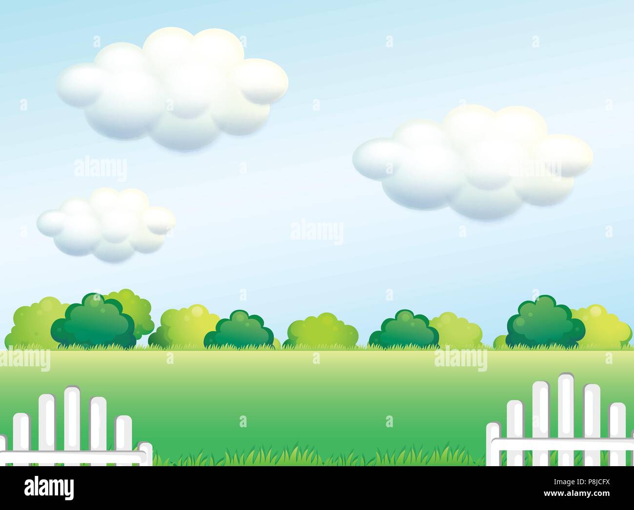 A Beautiful Nature Landscape illustration Stock Vector Image & Art - Alamy