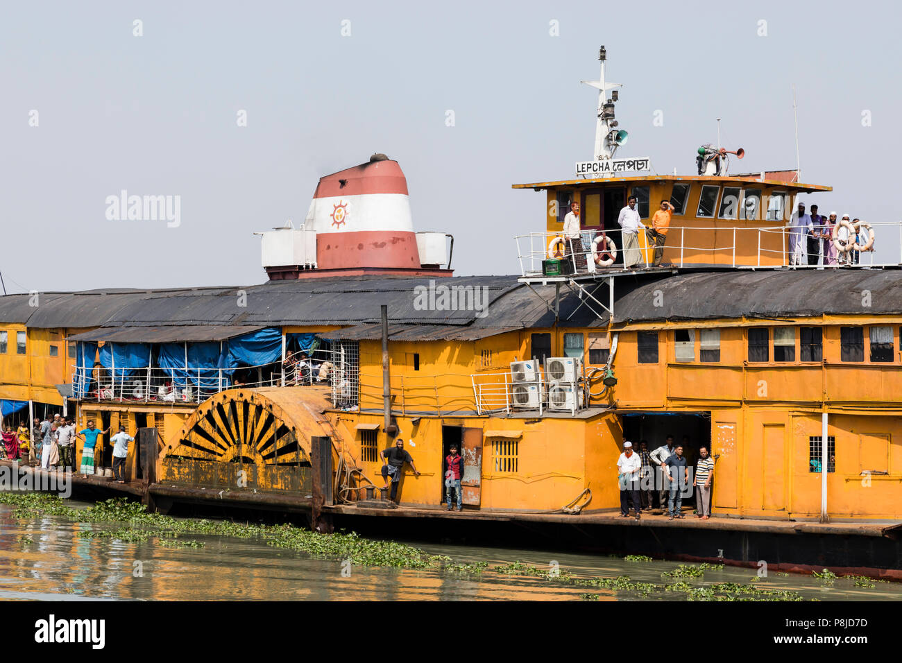 Hularhat, Bangladesh, February 27 2017 The Rocket an ancient paddle