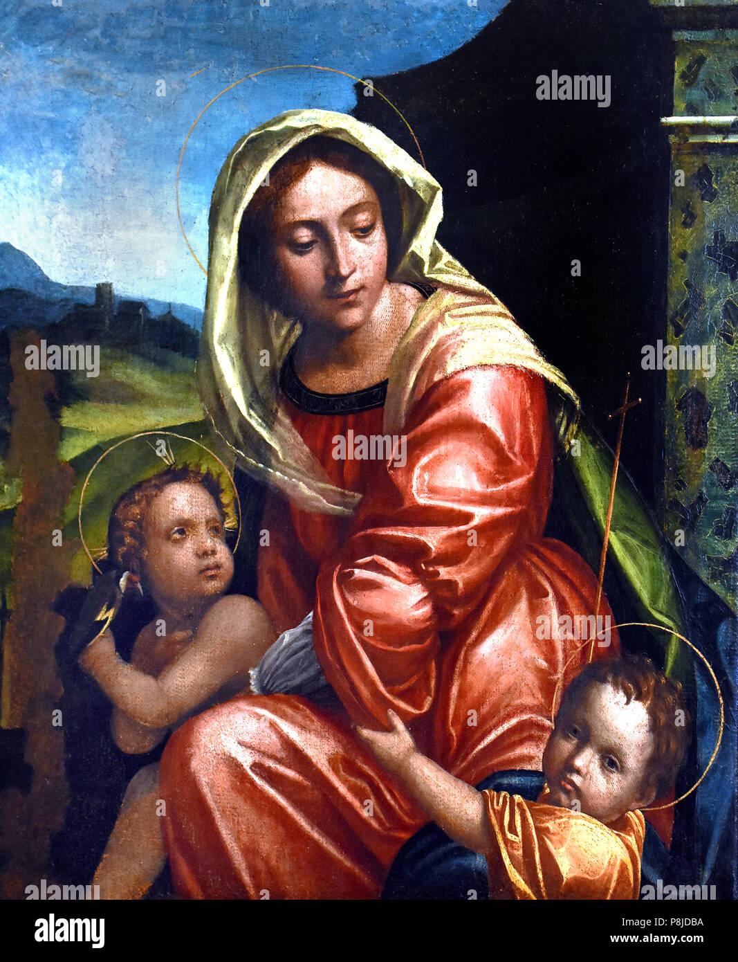 Madonna col Bambino - Madonna and Child, by, Italy, Italian. Stock Photo