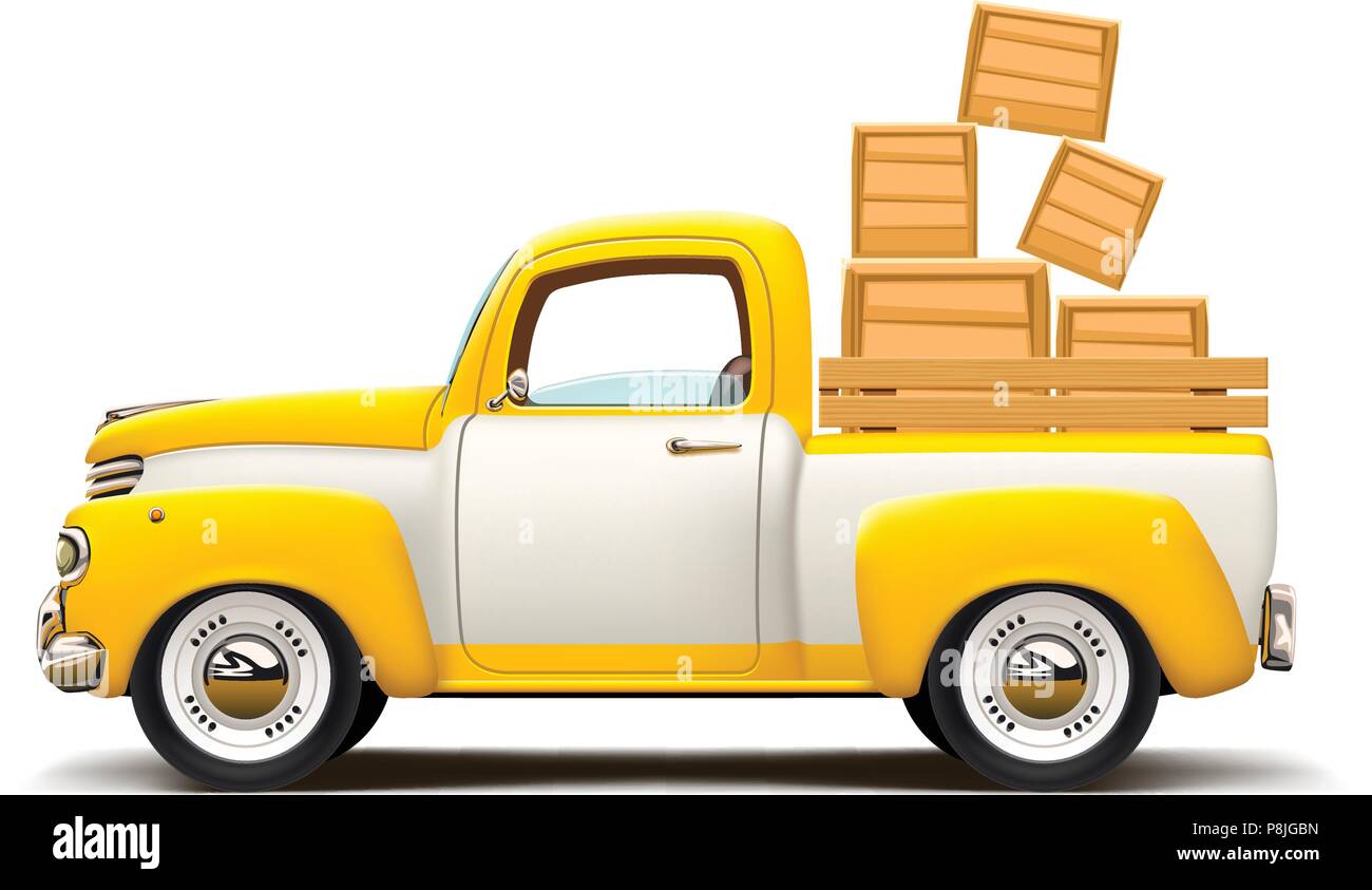 Cardboard box car car Stock Vector Images - Alamy