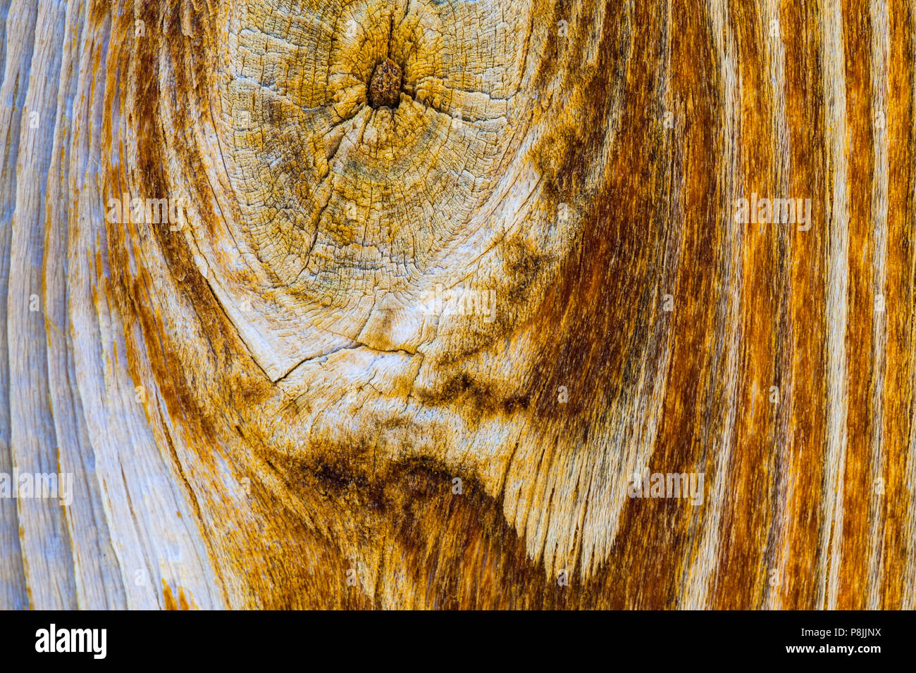 Texture of old and weathered wood Stock Photo
