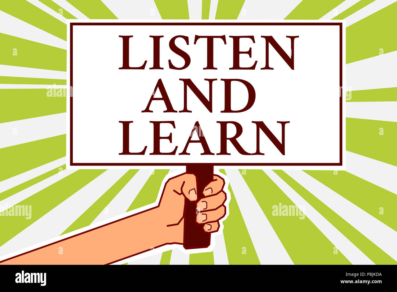 I am listening to a text. Listen to the text learning.