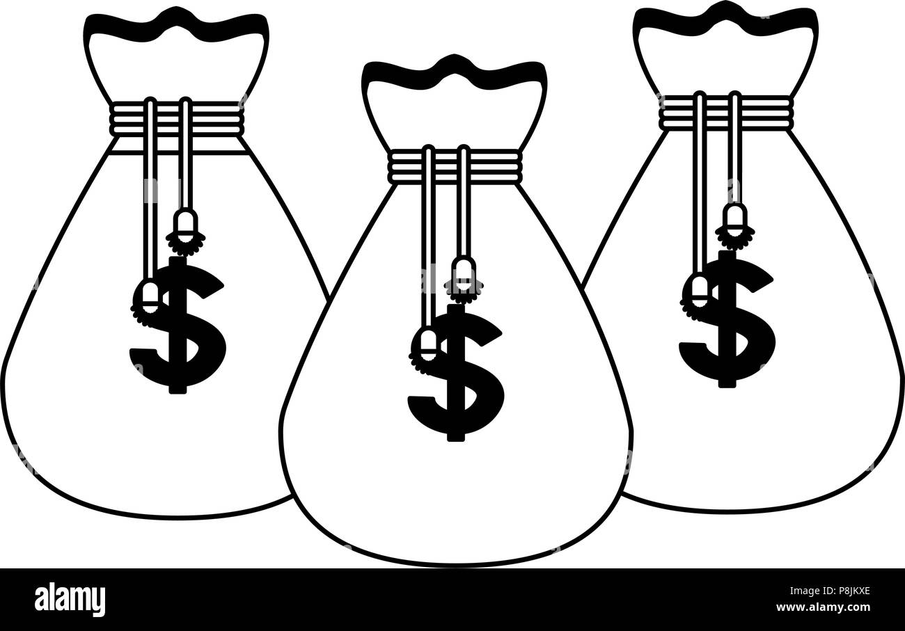 Money and savings black and white Stock Vector Image &amp; Art - Alamy